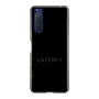 スリムプロテクションケース［ LATENCY - Logotype - Black ］