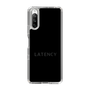 スリムプロテクションケース［ LATENCY - Logotype - Black ］