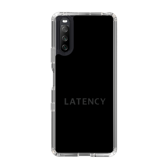 スリムプロテクションケース［ LATENCY - Logotype - Black ］