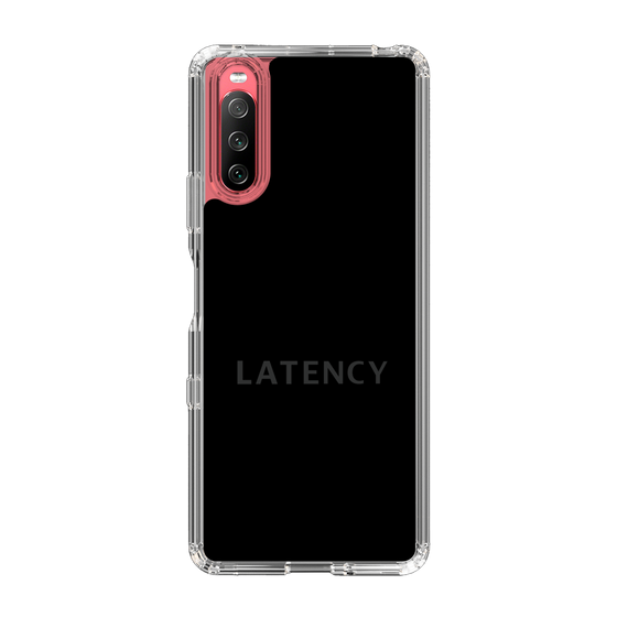 スリムプロテクションケース［ LATENCY - Logotype - Black ］