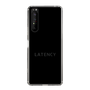 スリムプロテクションケース［ LATENCY - Logotype - Black ］