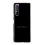 スリムプロテクションケース［ LATENCY - Logotype - Black ］