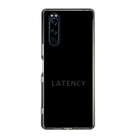 スリムプロテクションケース［ LATENCY - Logotype - Black ］