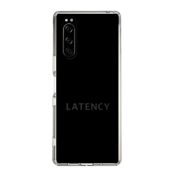スリムプロテクションケース［ LATENCY - Logotype - Black ］