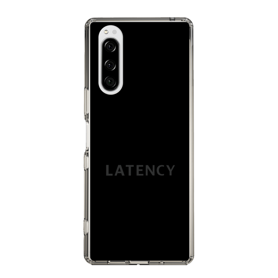 スリムプロテクションケース［ LATENCY - Logotype - Black ］