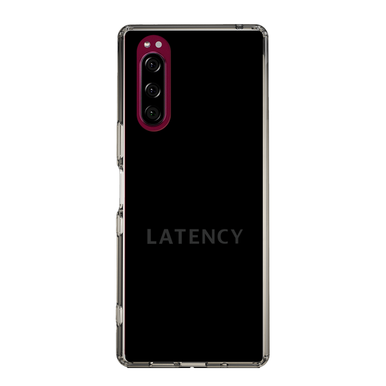 スリムプロテクションケース［ LATENCY - Logotype - Black ］
