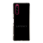 スリムプロテクションケース［ LATENCY - Logotype - Black ］