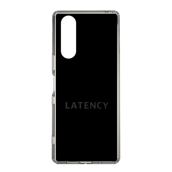 スリムプロテクションケース［ LATENCY - Logotype - Black ］