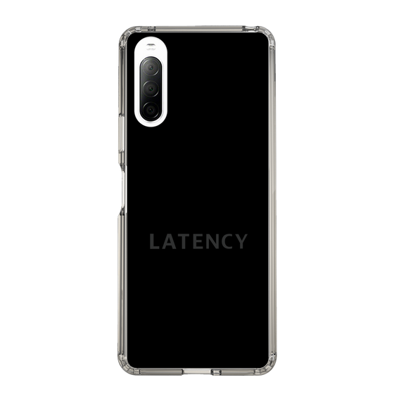 スリムプロテクションケース［ LATENCY - Logotype - Black ］