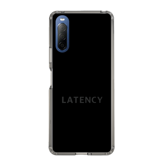 スリムプロテクションケース［ LATENCY - Logotype - Black ］