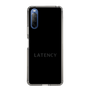 スリムプロテクションケース［ LATENCY - Logotype - Black ］