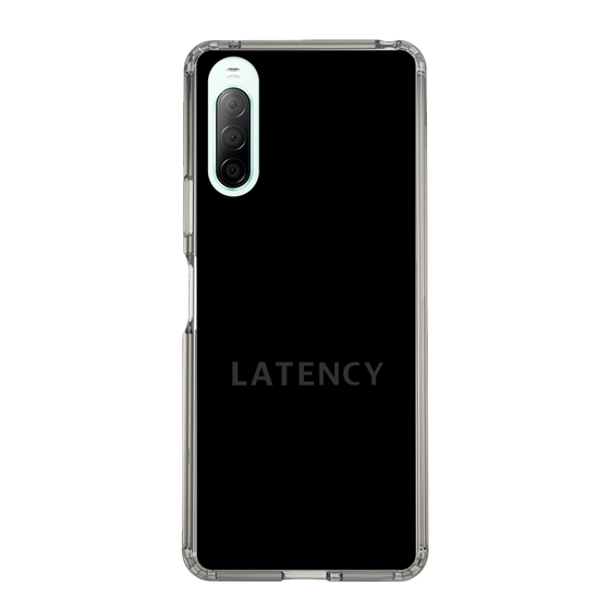 スリムプロテクションケース［ LATENCY - Logotype - Black ］