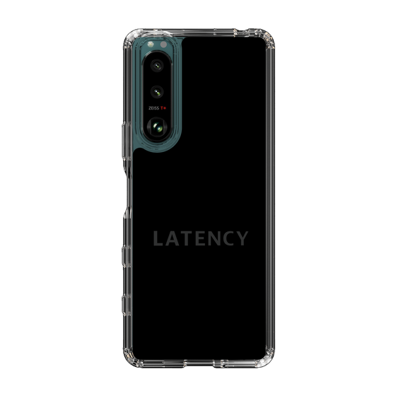 スリムプロテクションケース［ LATENCY - Logotype - Black ］