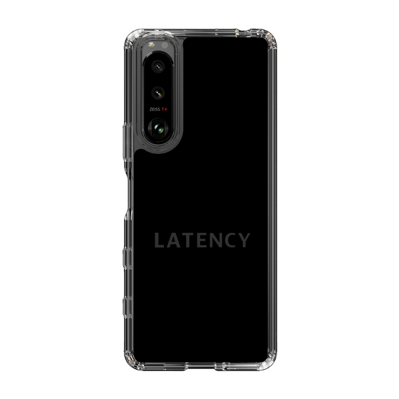 スリムプロテクションケース［ LATENCY - Logotype - Black ］