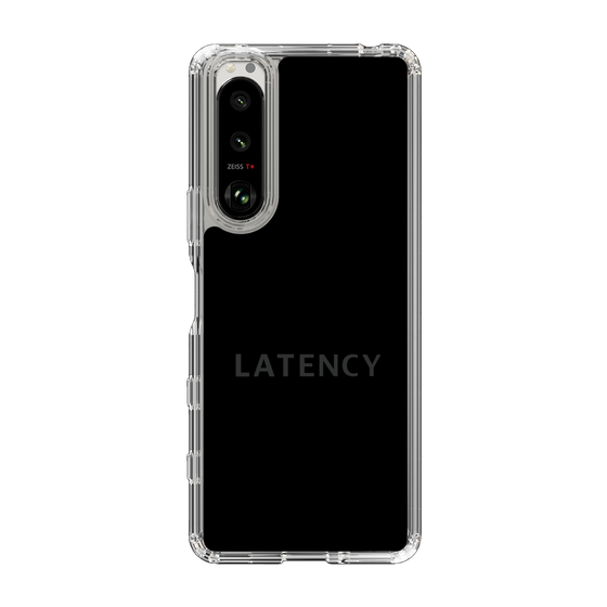 スリムプロテクションケース［ LATENCY - Logotype - Black ］