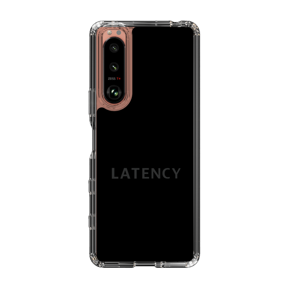 スリムプロテクションケース［ LATENCY - Logotype - Black ］