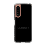 スリムプロテクションケース［ LATENCY - Logotype - Black ］