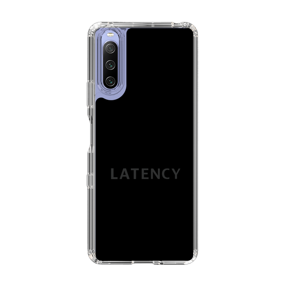 スリムプロテクションケース［ LATENCY - Logotype - Black ］