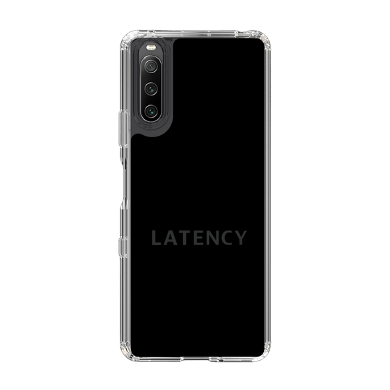 スリムプロテクションケース［ LATENCY - Logotype - Black ］