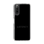 スリムプロテクションケース［ LATENCY - Logotype - Black ］