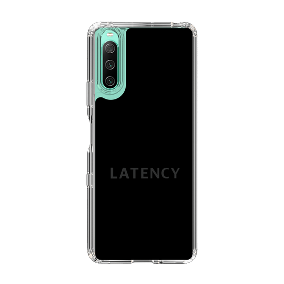 スリムプロテクションケース［ LATENCY - Logotype - Black ］