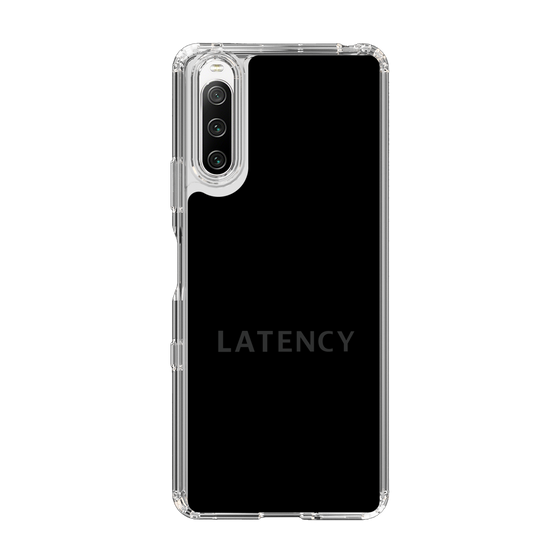 スリムプロテクションケース［ LATENCY - Logotype - Black ］
