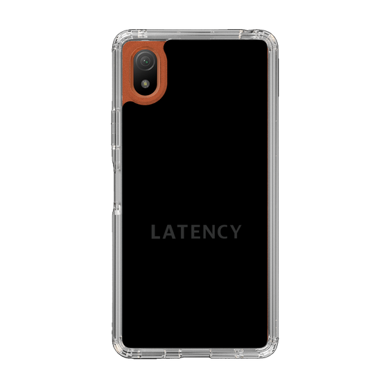 スリムプロテクションケース［ LATENCY - Logotype - Black ］