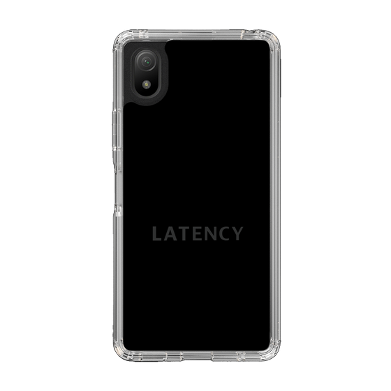 スリムプロテクションケース［ LATENCY - Logotype - Black ］