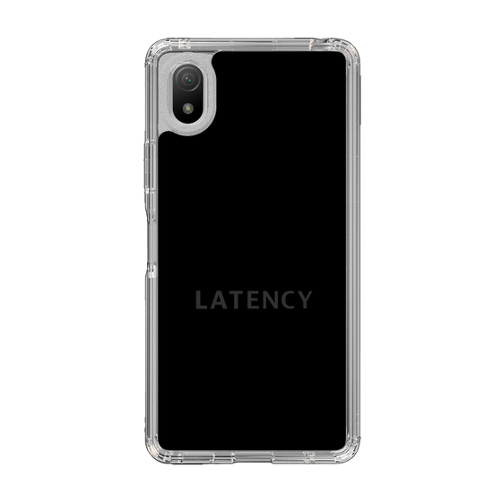 スリムプロテクションケース［ LATENCY - Logotype - Black ］
