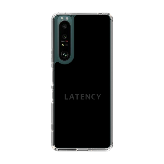 スリムプロテクションケース［ LATENCY - Logotype - Black ］