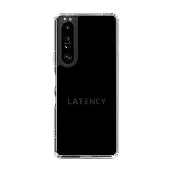 スリムプロテクションケース［ LATENCY - Logotype - Black ］