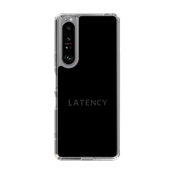 スリムプロテクションケース［ LATENCY - Logotype - Black ］