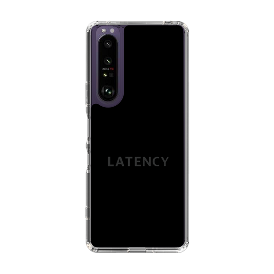 スリムプロテクションケース［ LATENCY - Logotype - Black ］