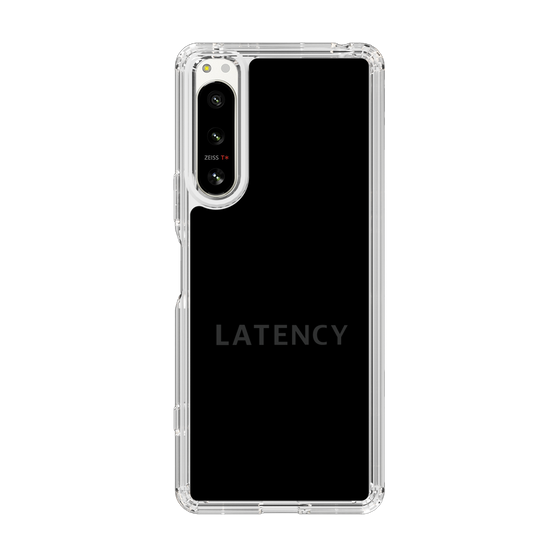 スリムプロテクションケース［ LATENCY - Logotype - Black ］