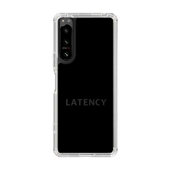 スリムプロテクションケース［ LATENCY - Logotype - Black ］