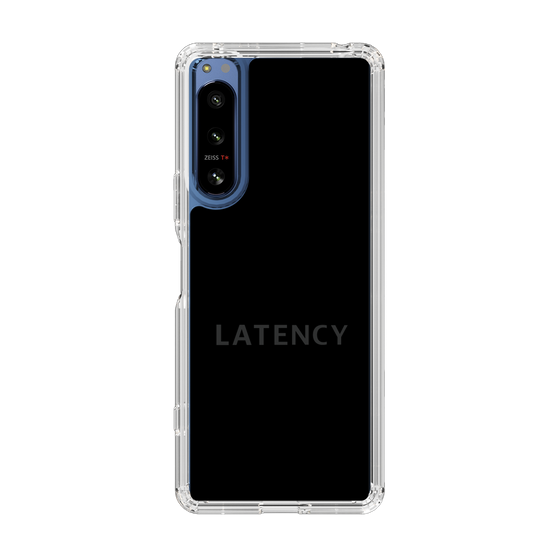 スリムプロテクションケース［ LATENCY - Logotype - Black ］