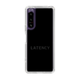 スリムプロテクションケース［ LATENCY - Logotype - Black ］