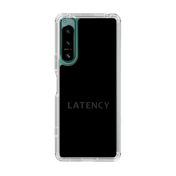 スリムプロテクションケース［ LATENCY - Logotype - Black ］