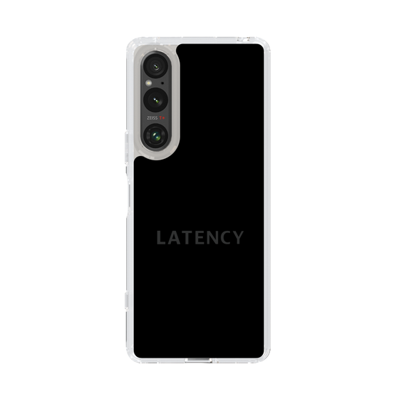 スリムプロテクションケース［ LATENCY - Logotype - Black ］
