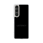 スリムプロテクションケース［ LATENCY - Logotype - Black ］