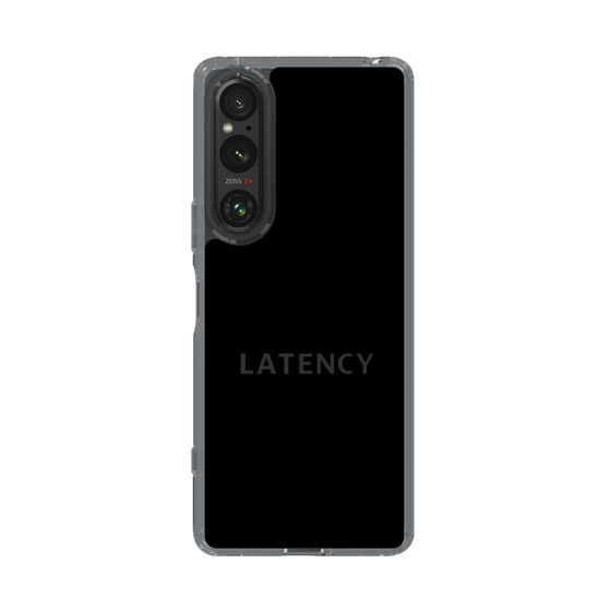 スリムプロテクションケース［ LATENCY - Logotype - Black ］