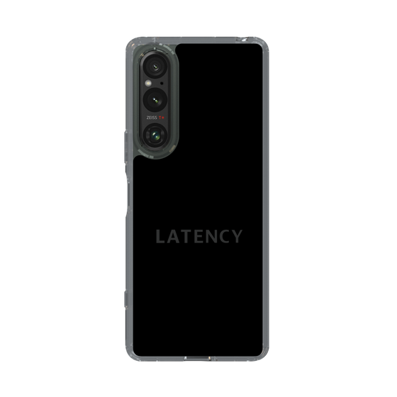スリムプロテクションケース［ LATENCY - Logotype - Black ］