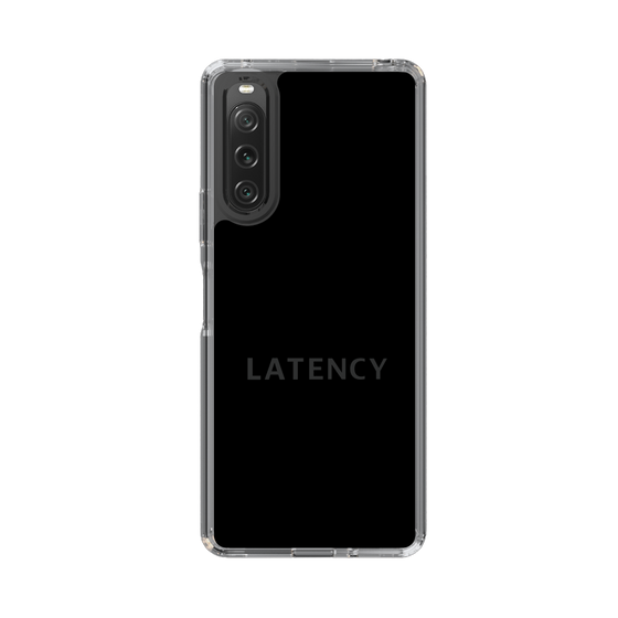 スリムプロテクションケース［ LATENCY - Logotype - Black ］