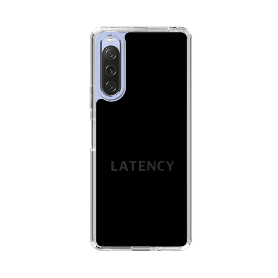 スリムプロテクションケース［ LATENCY - Logotype - Black ］