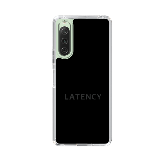 スリムプロテクションケース［ LATENCY - Logotype - Black ］