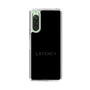 スリムプロテクションケース［ LATENCY - Logotype - Black ］