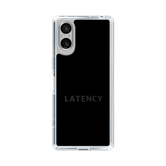 スリムプロテクションケース［ LATENCY - Logotype - Black ］
