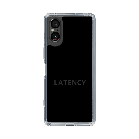 スリムプロテクションケース［ LATENCY - Logotype - Black ］