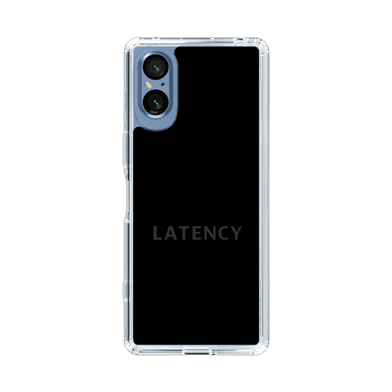 スリムプロテクションケース［ LATENCY - Logotype - Black ］