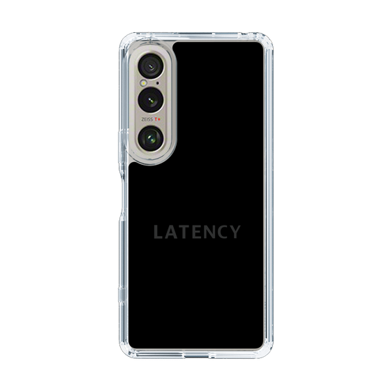 スリムプロテクションケース［ LATENCY - Logotype - Black ］